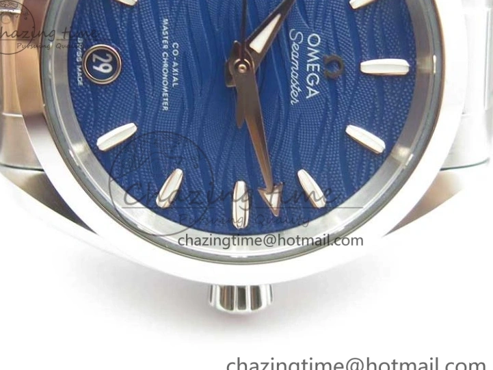 0409 Aqua Terra 150M 34mm Ladies SS VSF 1:1 Best Edition Blue Wave Dial on SS Bracelet A Reliable 7931